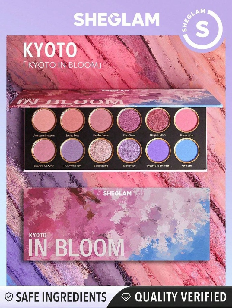 Paleta de sombras Kyoto in bloom sheglam 