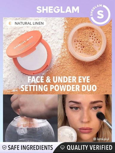 Polvo Dúo Insta-ready sheglam 